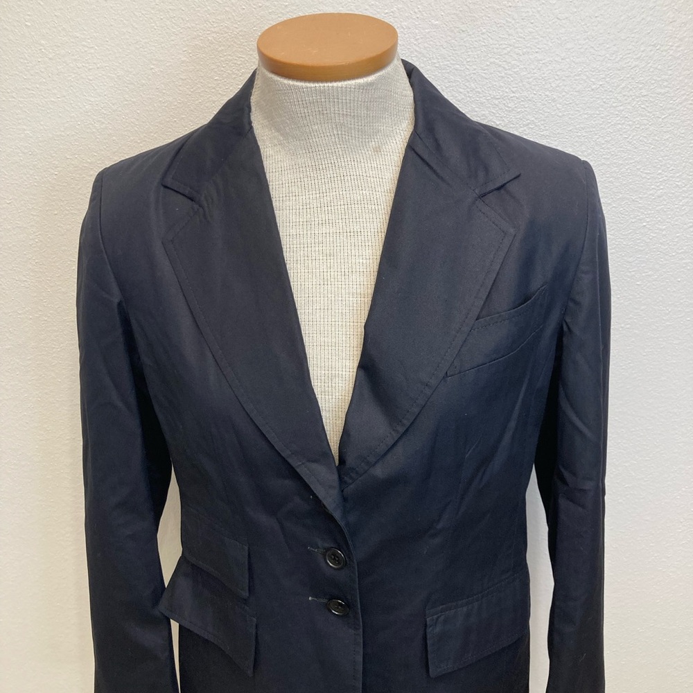 3/$20 Vintage Nordstrom Blazer Women’s 8 Tailored Career Office Classic Black - Picture 3 of 8
